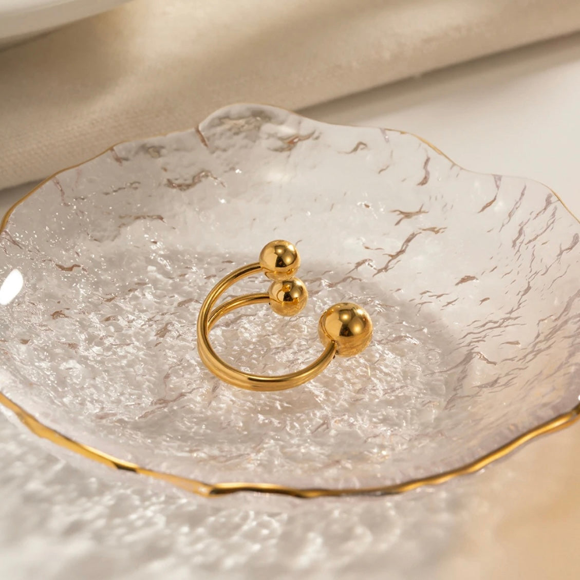 Three Spheres Open Ring XMTX Collections