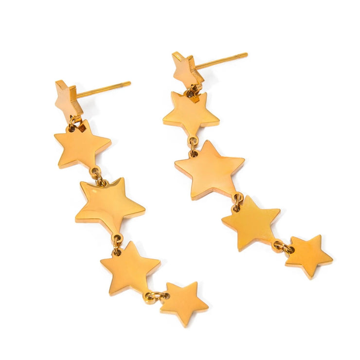 Five Stars Drop Earrings