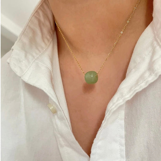 Ariana Jade Pendant Necklace XMTX Collections