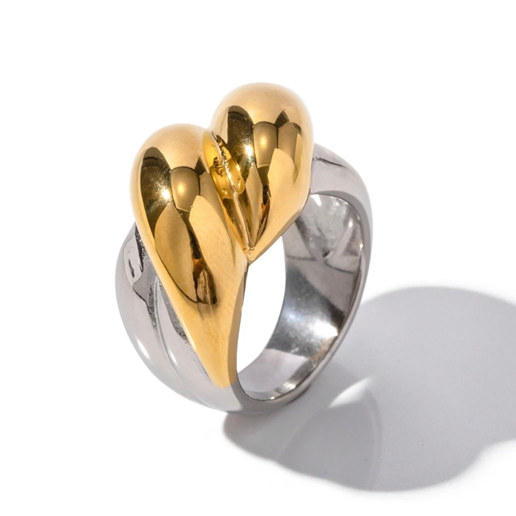 Dual Color Chunky Ring XMTX Collections