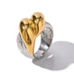 Dual Color Chunky Ring XMTX Collections