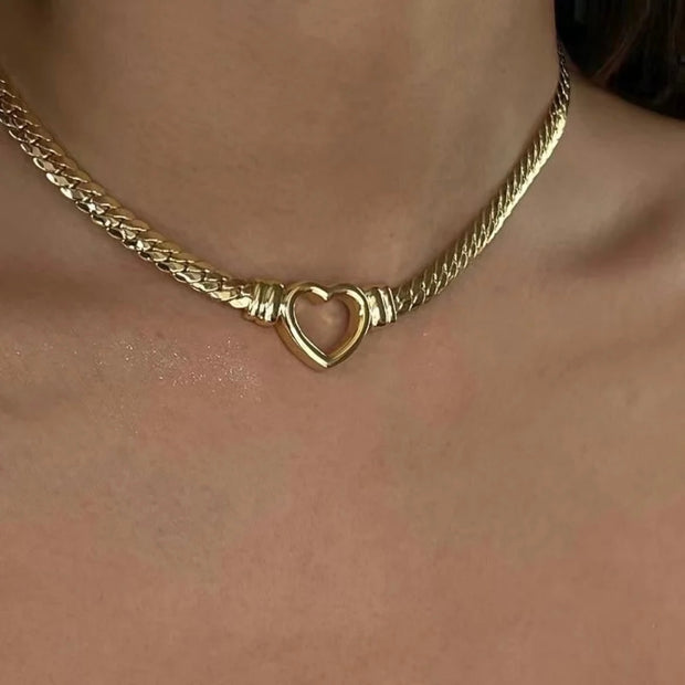 Heartlock Chain Necklace