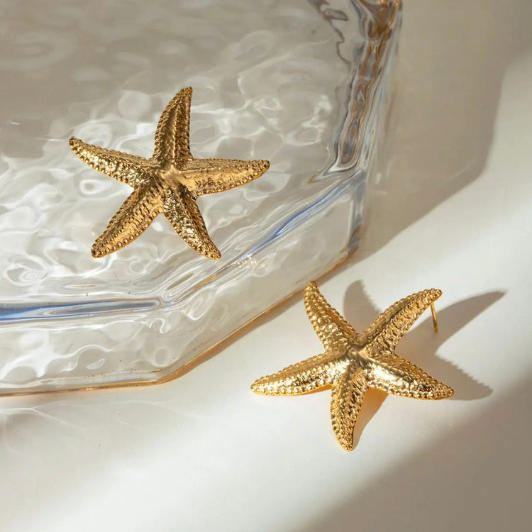 Statement Sea Star Earrings XMTX Collections