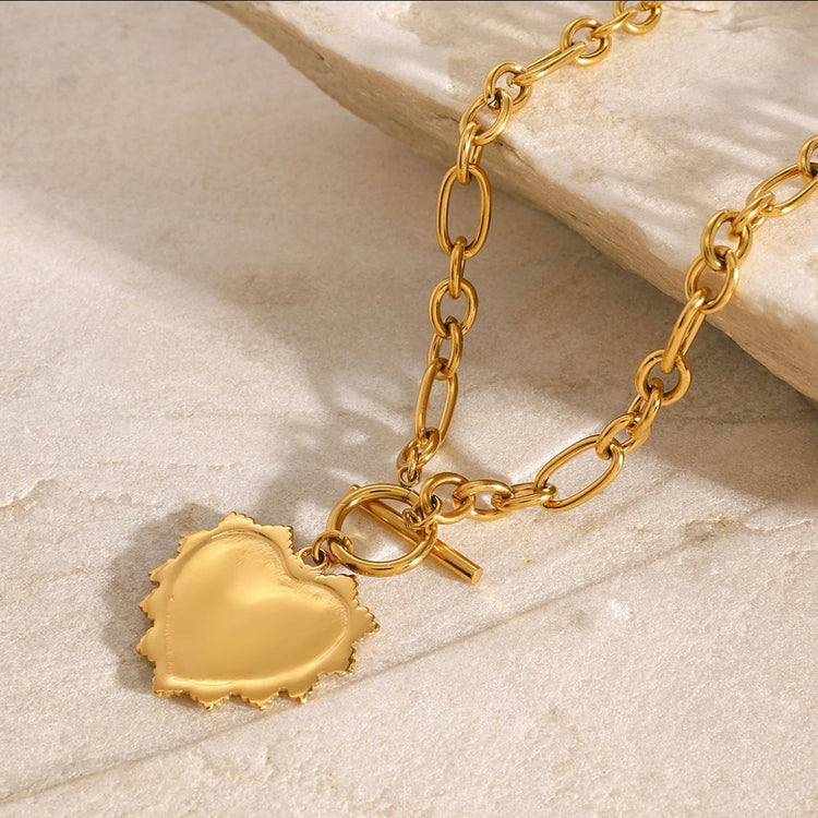 Heart Locket Necklace XMTX Collections