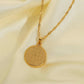 Eight Point Star Coin Necklace XMTX Collections