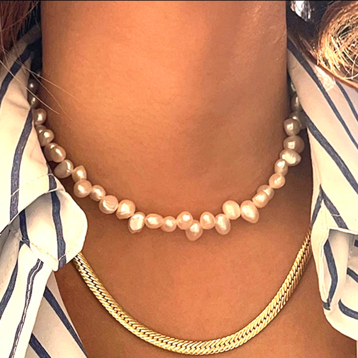 Evi Freshwater Pearls Choker Necklace