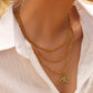 Turquoise Evil Eye Triple Necklace XMTX Collections