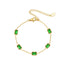 This bracelet is screaming LUXURY! Beautiful Zirconia mixed with rugged lock and chain! . One of a kind design that is perfect for stacking or wearing alone. 

This piece is made to last, hypoallergenic  & waterproof.

316L Stainless Steel 18K Gold Plated, Cubic Zirconia

6 inches long +2 inches ext