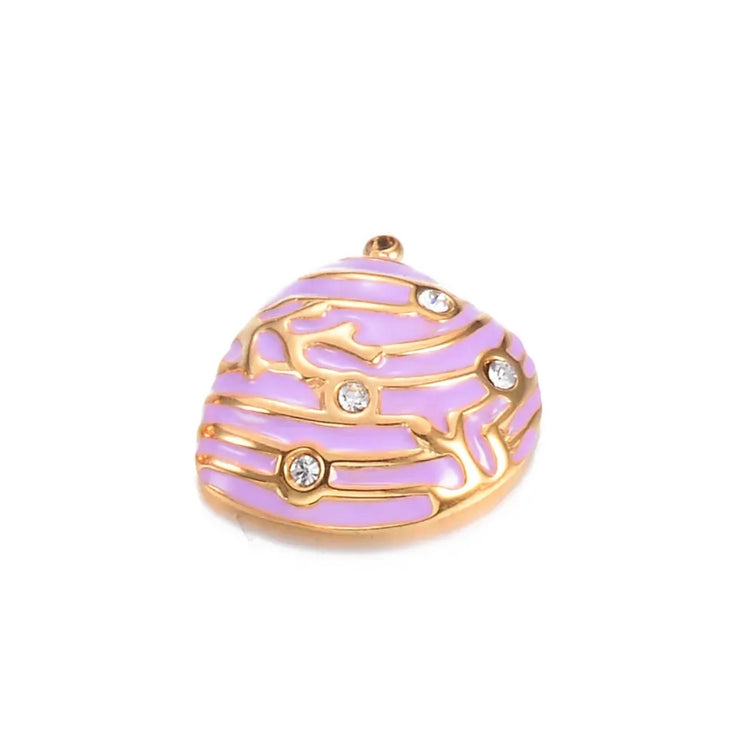 Enamel Shell Charm