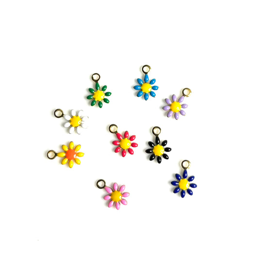 Colorful Daisy Flower Charm XMTX Collections