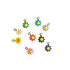 Colorful Daisy Flower Charm XMTX Collections