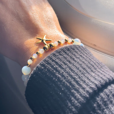 Starfish Opal Stretch Bracelet