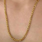 Flat Figaro Chain Necklace XMTX Collections