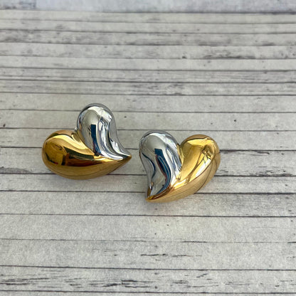 Harper Heart Earrings XMTX Collections