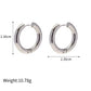 Indulge in the timeless elegance of our Celine Silver Hoop Earrings. Classic and must-have, these earrings are the perfect addition to any outfit. Elevate your style and make a statement with these exquisite hoops. You won&