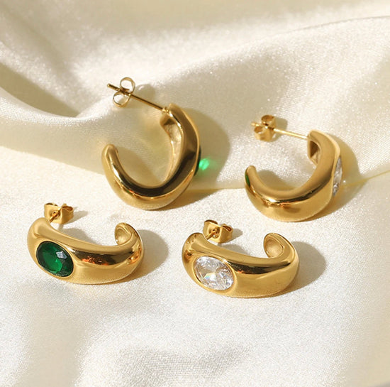 Alexa Hoop Earrings XMTX Collections
