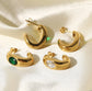 Alexa Hoop Earrings XMTX Collections