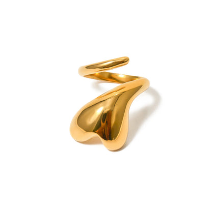 Abstract Open Heart Ring XMTX Collections
