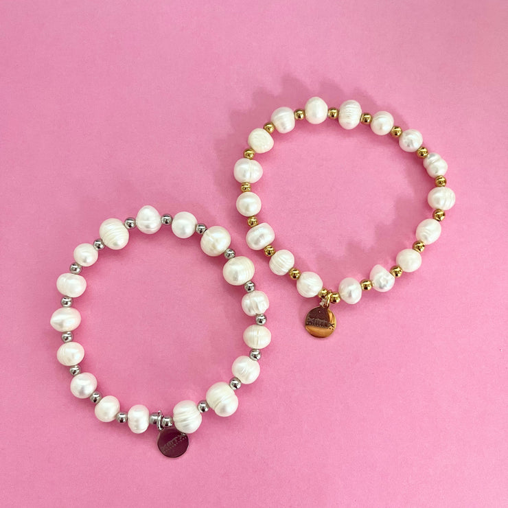 Pearls & Beads Handmade Bracelet