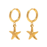 Starfish Huggies Earrings XMTX Collections