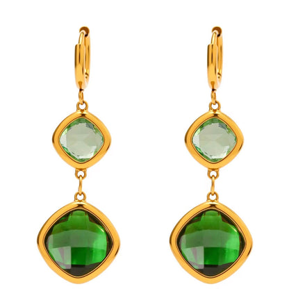 Amalfi Czech Crystals Drop Earrings XMTX Collections