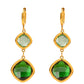 Amalfi Czech Crystals Drop Earrings XMTX Collections