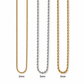 Twisted Rope Chain Necklace XMTX Collections