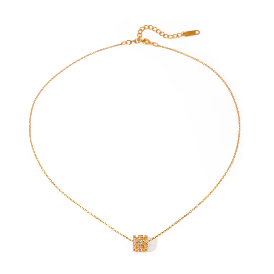 Bella Rhinestone Bead Necklace XMTX Collections