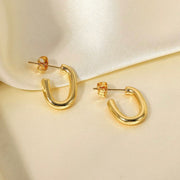 Introducing our Basic Oval Hoops - the perfect everyday accessory! These cute and lightweight earrings are comfortable to wear and will add a touch of style to any outfit. Get ready to elevate your wardrobe with these must-have hoops!

Made to last! 

Tarnish and Water Resistant, Beach & Shower friendly, Hypoallergenic

1/2 Inch High

18K Gold Plated over 316L Stainless Steel base

 

 