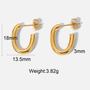 Introducing our Basic Oval Hoops - the perfect everyday accessory! These cute and lightweight earrings are comfortable to wear and will add a touch of style to any outfit. Get ready to elevate your wardrobe with these must-have hoops!

Made to last! 

Tarnish and Water Resistant, Beach & Shower friendly, Hypoallergenic

1/2 Inch High

18K Gold Plated over 316L Stainless Steel base

 

 