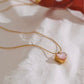 Pink Heart Shell Necklace XMTX Collections