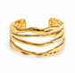 Selah Four Layers Bangle Bracelet in gold
