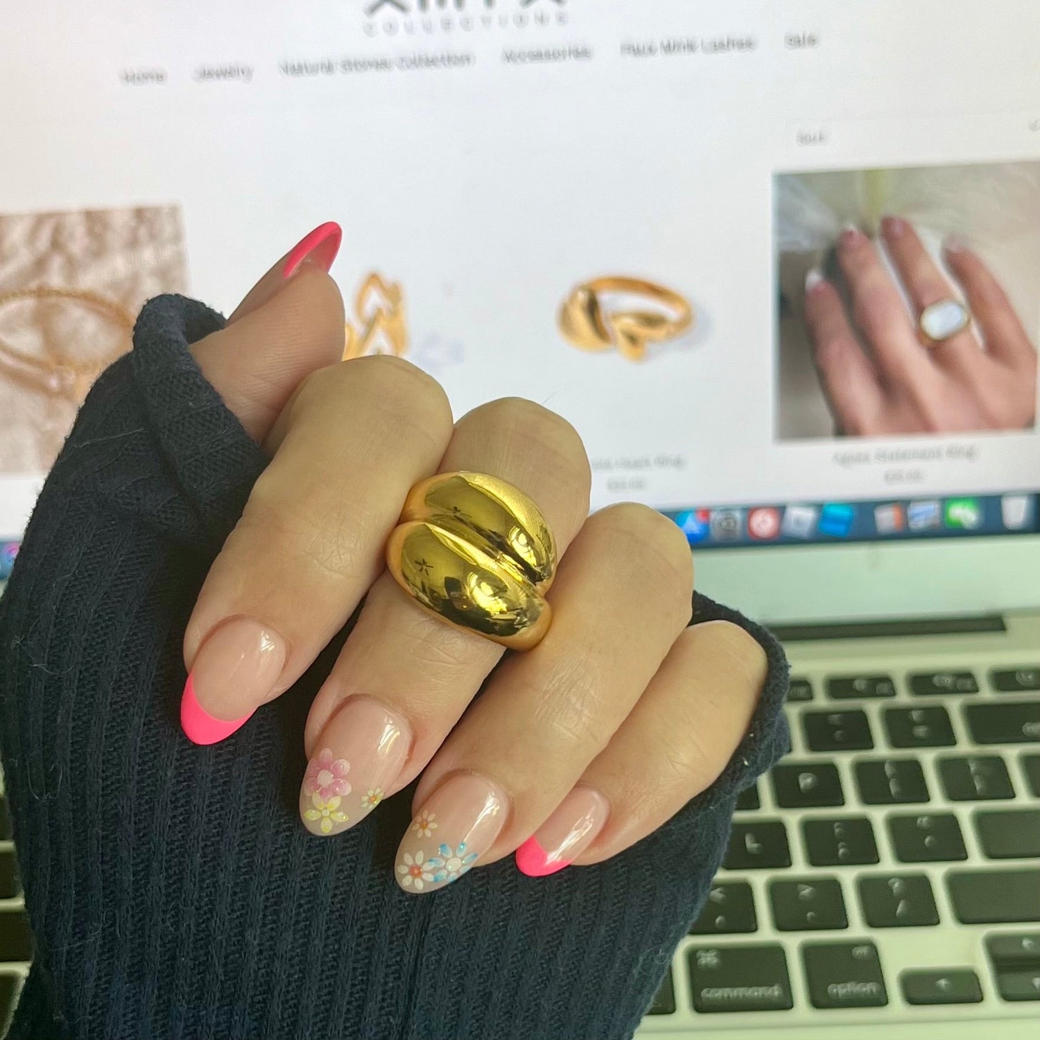 Sierra Ring XMTX Collections shown on hand