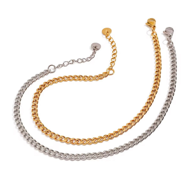 Gold or Silver Non Tarnish Anklet by XMTX Collections
