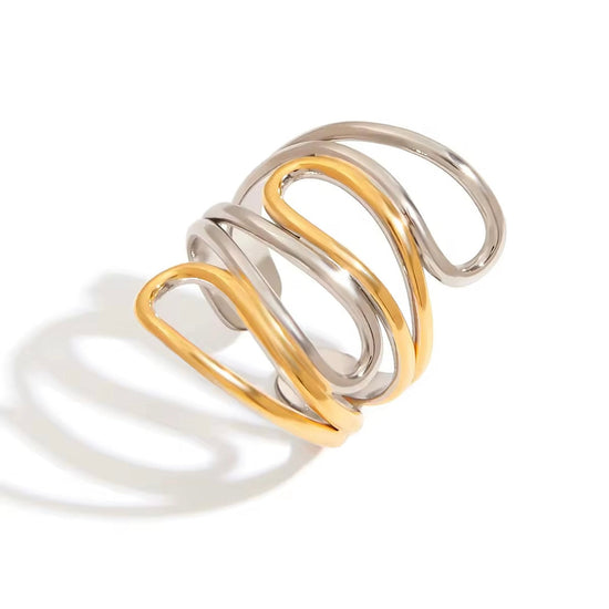 Cora Two Tone Ring XMTX Collections