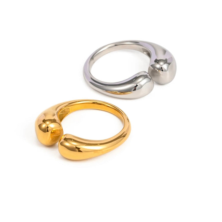 non tarnish rings gold and silver XMTX Collections