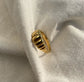 18K Gold Plated Stainless Steel Roxy Ring Detail