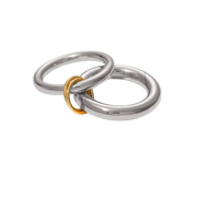 Jessa Two Tone Stacking Ring XMTX Collections