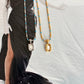 April Dainty Turquoise Beaded Pendant Necklace XMTX Collections