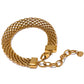 Bria Woven Bracelet in gold stainless steel waterproof jewelry