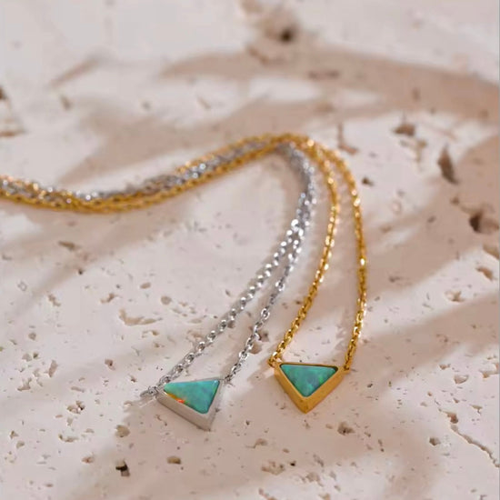 Triangle Opal Necklace XMTX Collections