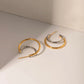 Double Hoop Harmony Earrings XMTX Collections