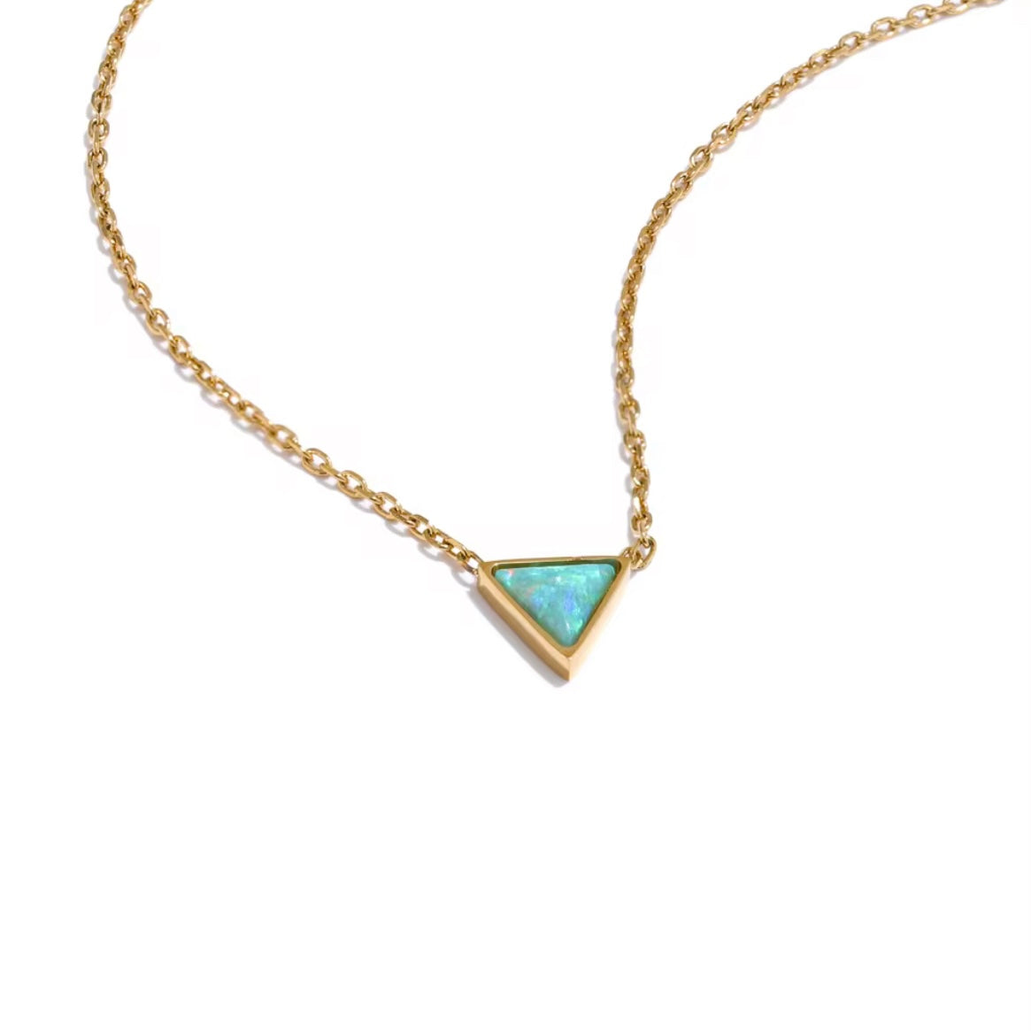 Triangle Opal Necklace XMTX Collections