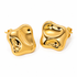 Hattie gold stud earrings