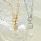 Eden Paperclip Necklace XMTX Collections