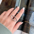 Liv Ring silver minimalist adjustable ring modern design