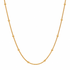 Lyssa Bead Chain Necklace with delicate gold beads, 18K Gold PVD plated waterproof non-tarnish jewelry