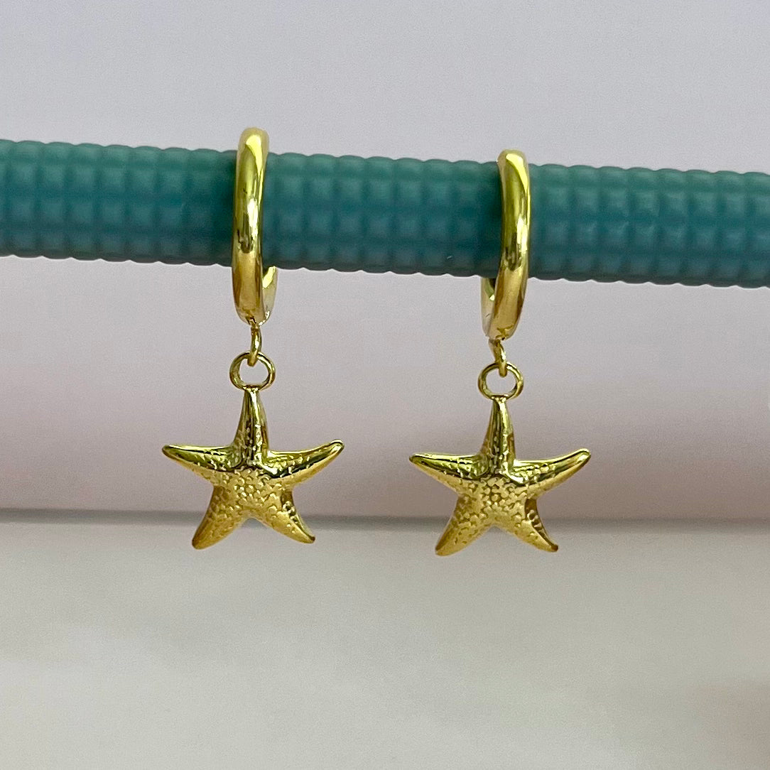 Starfish Huggies Earrings XMTX Collections