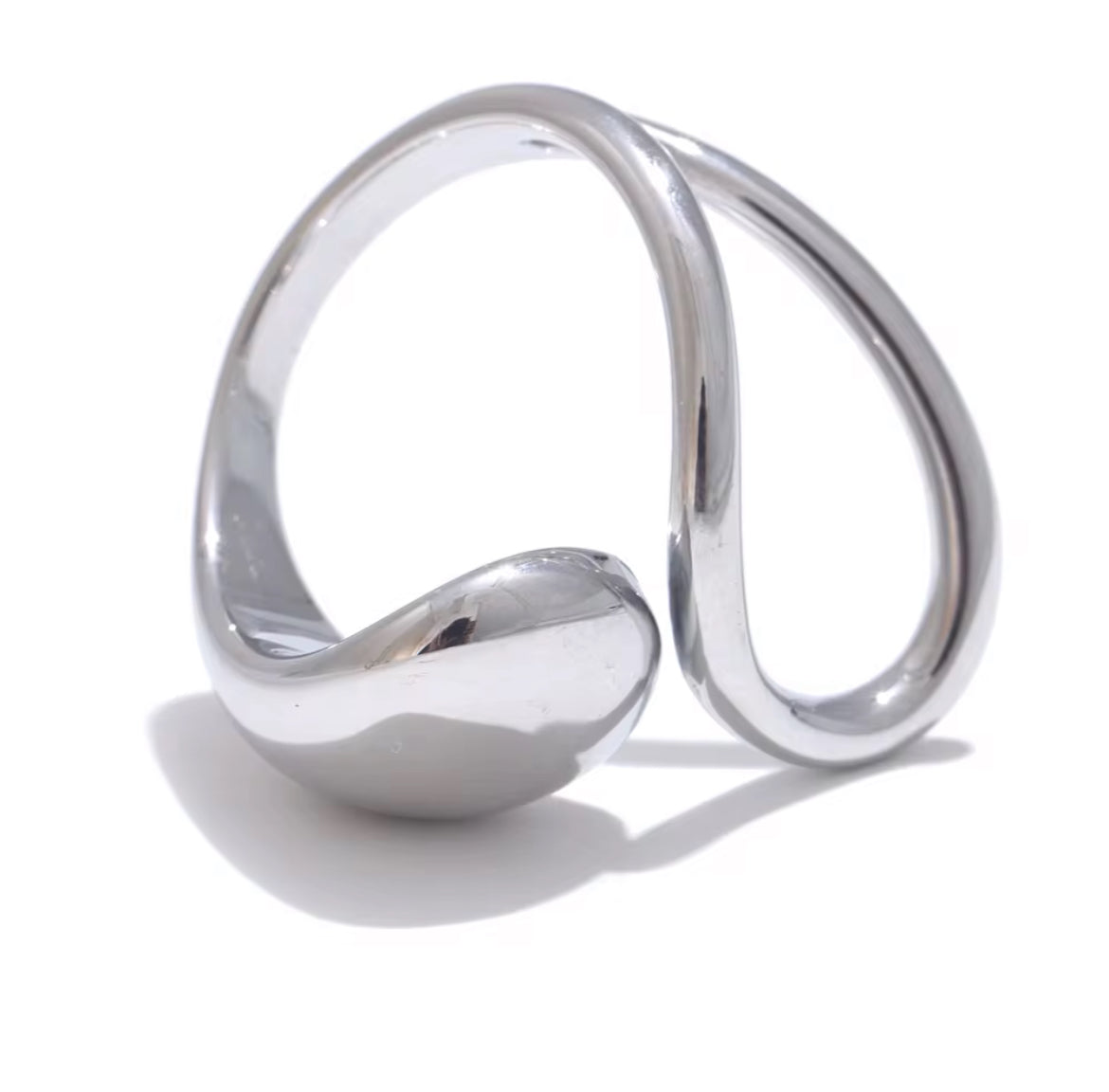 Experience the art of modern luxury with our Galiya Open Ring. The abstract open design creates a sophisticated and exclusive statement piece, sure to start conversations. Elevate your style and be the center of attention with this uniquely elegant ring.

Fits SIZE - 6/7/8 Adjustable

Stainless Steel 18K Gold PVD Plated - Made to last!

Hypoallergenic, Tarnish free 