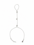 Sterling Silver Star of David Hamsa and Chai Hand Chain Bracelet product image